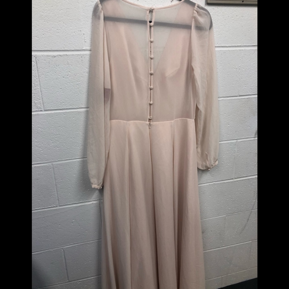 BHLDN WATTERS  NOVA Dress Ice Pink Sz 10 - Picture 6 of 8
